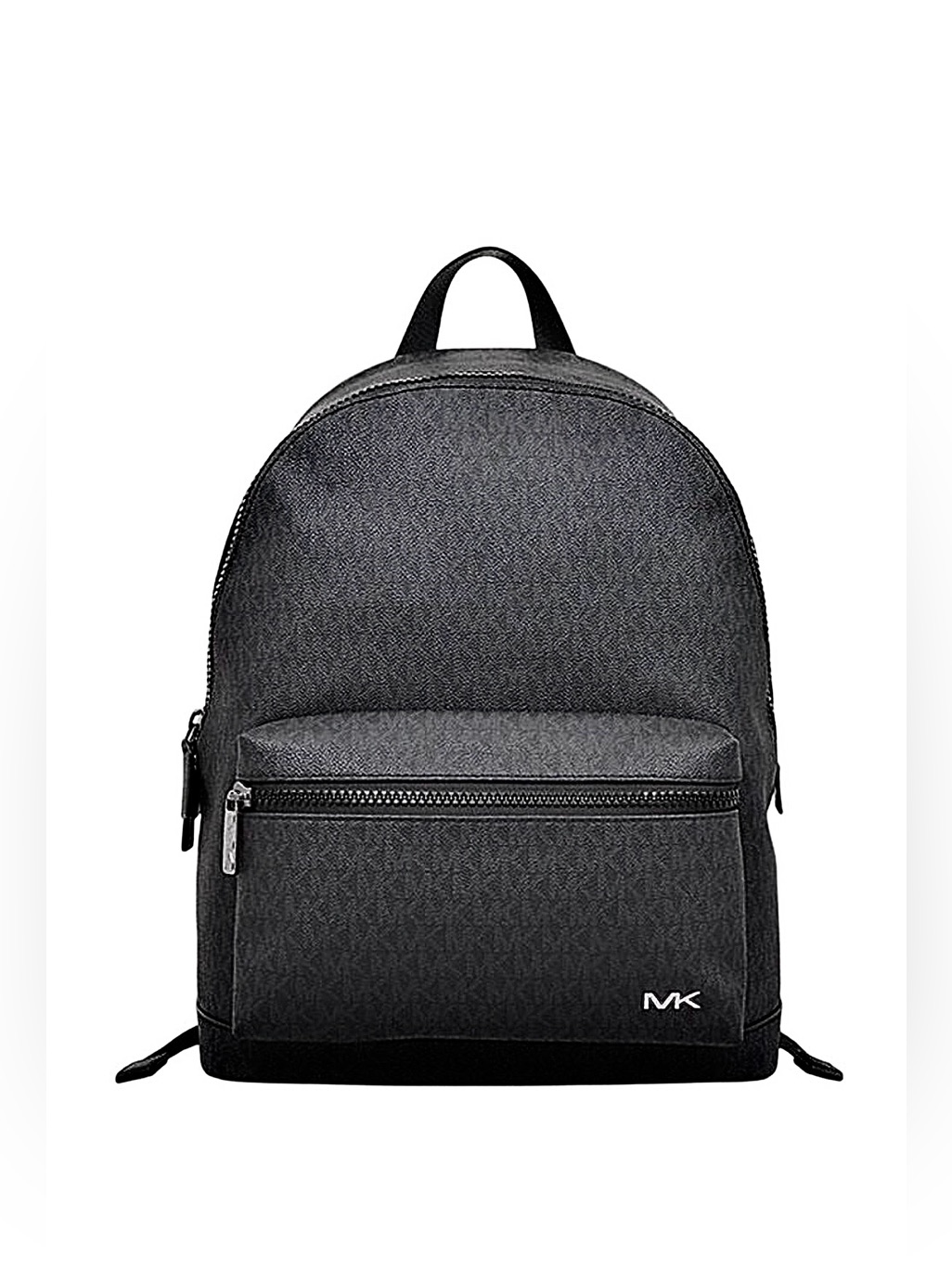 New Michael Kors Cooper Logo Large Black/Gray Backpack